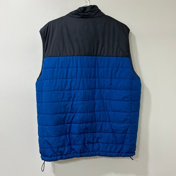 Columbia Mens Size Large Gray & Blue Full Zip Puffer Vest Outdoors Gorpcore - Picture 5 of 5